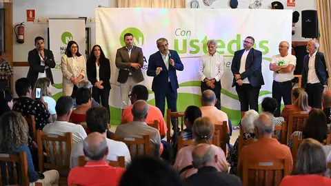 Acto de cierre de campaña de Nueva Canarias