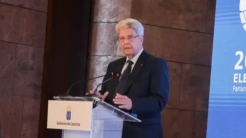 Julio Pérez, consejero de Administraciones Públicas, Justicia y Seguridad del Gobierno de Canarias.