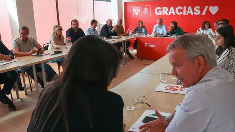 Imagen del encuentro del PSOE canario