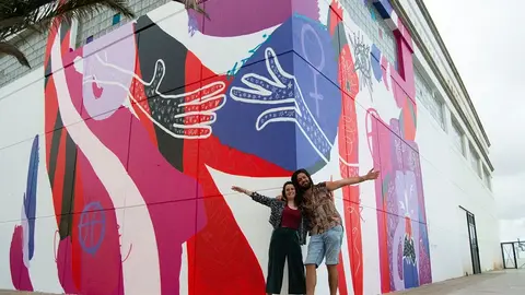 Mural IES Tías. Magec Tías.