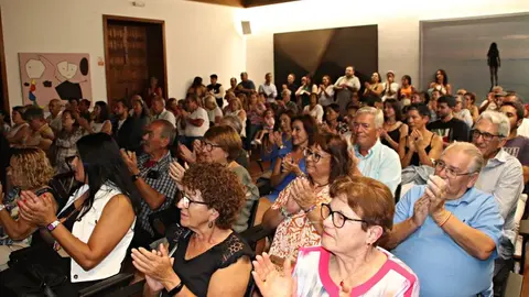 Imagen del lleno que se registró en la Casa Benito Pérez de Yaiza