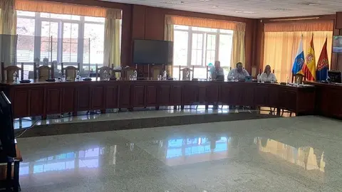 Imagen de archivo de otro pleno que se quedó vacío por una protesta de los consejeros del PP.