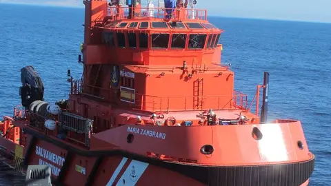 Imagen de uno de los remolcadores de Salvamento Marítimo.