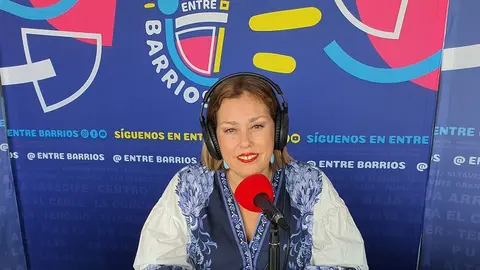 Astrid Pérez en el programa Entre Barrios.