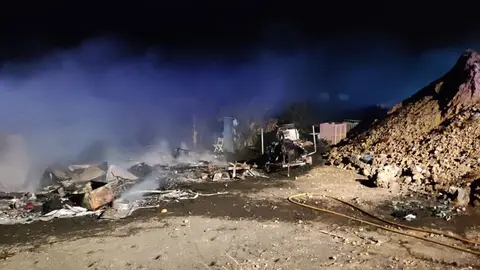 Imagen del incendio