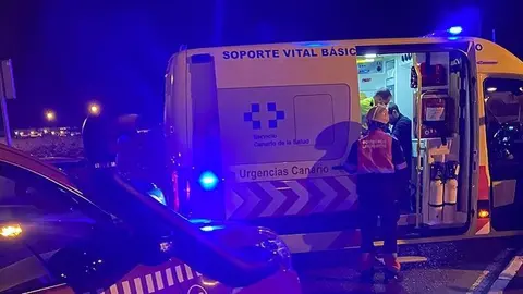 Imagen de archivo de otro traslado en ambulancia en la zona.