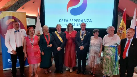 La nueva junta directiva de Rotary Club Lanzarote 2023 2024