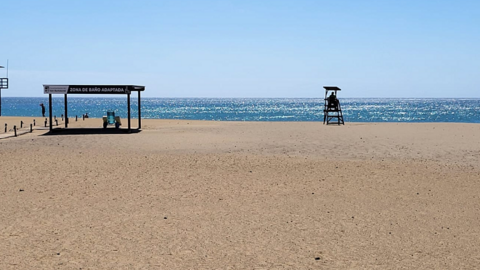 Imagen de una playa de Playa Honda.