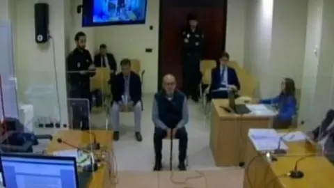 Juan Bernardo Fuentes en su anterior declaración ante la jueza. 