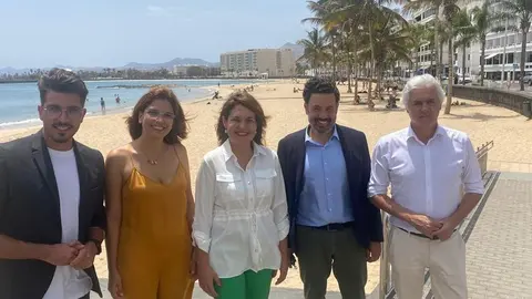 Imágenes de los integrantes de la lista que presenta el PP por la provincia de Las Palmas al Congreso y del aspirante al Senado por Lanzarote