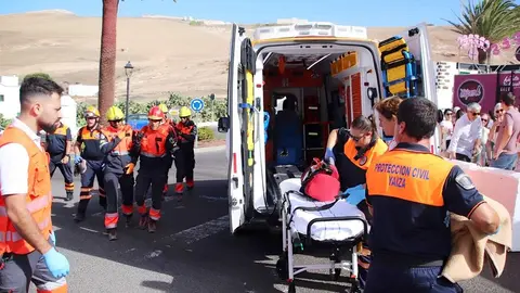 Imagen de uno de los momentos del rescate.