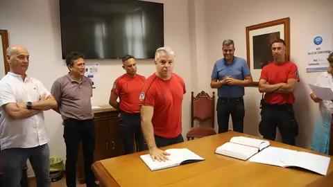 Toma de posesión nuevos bomberos.