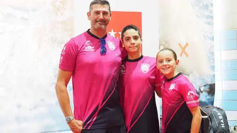 Equipo de ESNA en el campeonato de españa alevin.
