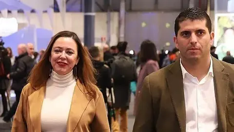 María Dolores Corujo y Benjamín Perdomo en una imagen del pasado mandato.