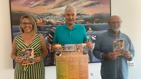 Presentación de los actos por las fiestas del Carmen en Tías.