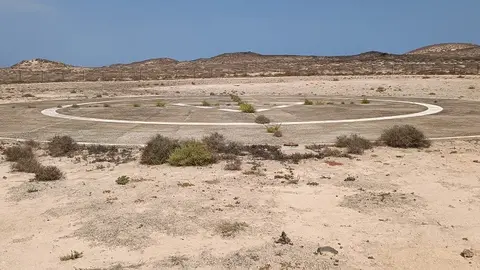 Estado actual del helipuerto de La Graciosa