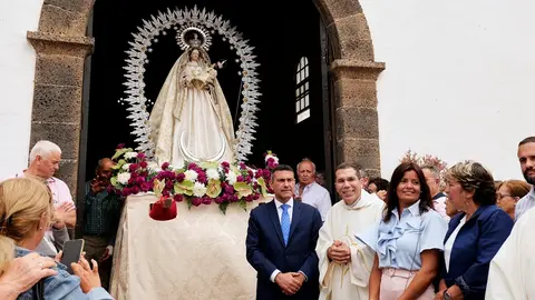 procesión Virgen Las Nieves.
