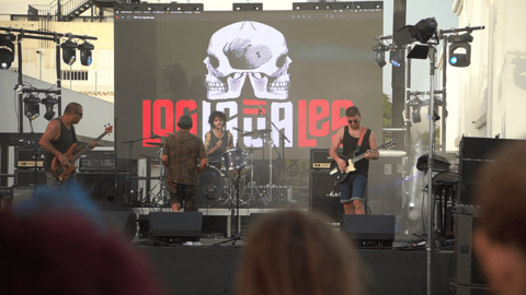 Imagen de la actuación en la Casa de la Juventud.