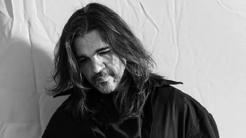 El cantante colombiano, Juanes