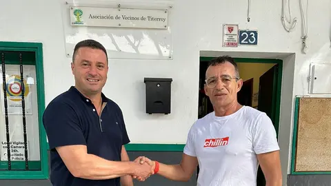 Óscar Noda junto al Ismael Montero.