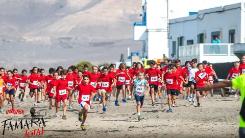Imagen de la carrera de los pequeños