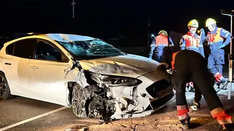 Imagen del otro de los vehículos implicados en el siniestro