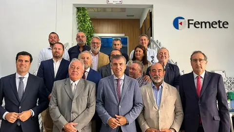 Manuel Domínguez en su reunión con Femete.