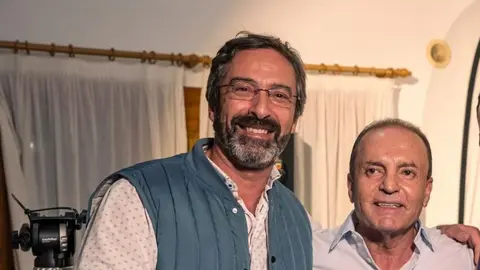Pedro San Ginés con Suso Machín