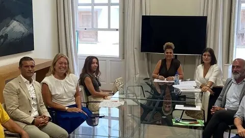 Integrantes de la Mesa de Turismo de Arrecife. 