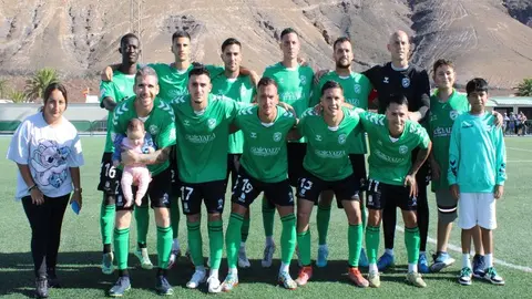 Foto de familia del equipo sureño