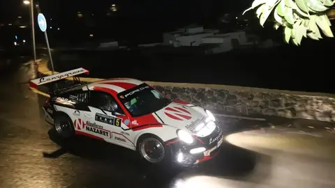 Imagen de uno de los coches que corrió de noche en el sur de Lanzarote