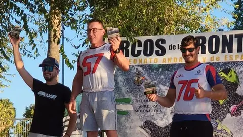 El joven piloto lanzaroteño nuevamente en el podio