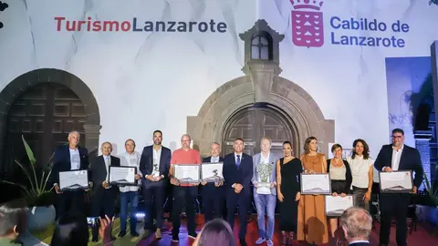 Premiados en el Día Mundial del Turismo celebrado en Arrecife.