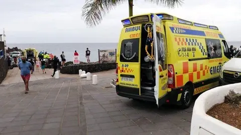 Imagen de archivo de otra actuación similar en Puerto del Carmen.