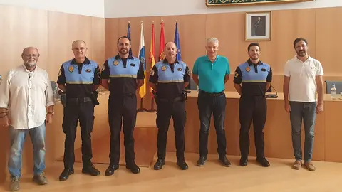 Toma posesión oficiales de la Policía Local de Tías.