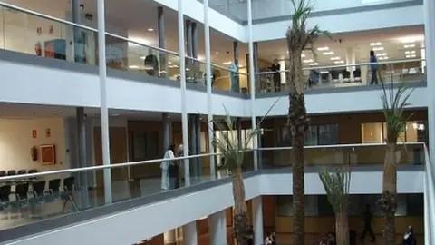 Imagen de los juzgados de Arrecife en los que se inició el pleito de la Cueva.