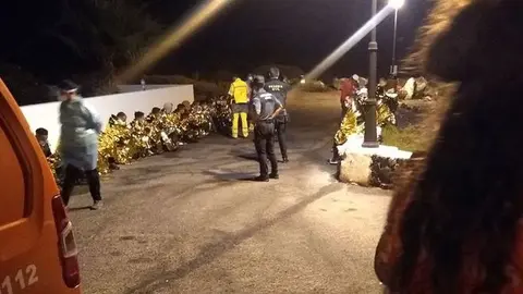 Imagen de archivo de la llegada de otra embarcación en Lanzarote