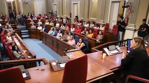 Astrid Pérez abre el Parlamento a las mujeres rurales de Canarias (2)