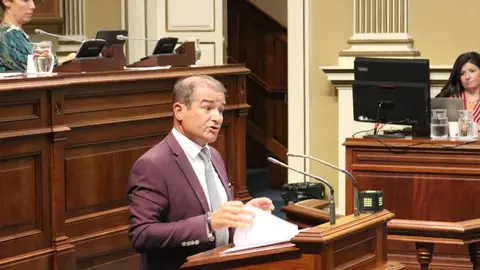 Marcos Hernández durante su intervención.