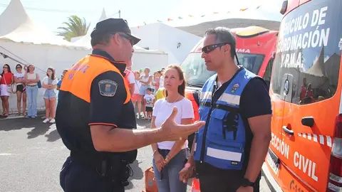 Coordinación de simulacro en Femés