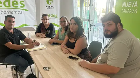 Reunión de Yoné Caraballo con los alumnos