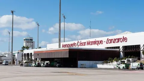 Imagen del aeropuerto César Manrique de Lanzarote
