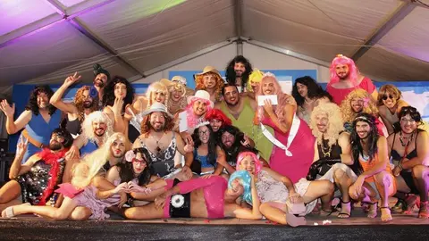 Imagen de todas las participantes en el divertido concurso