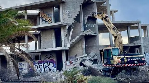 Inicio del derribo del esqueleto este fin de semana