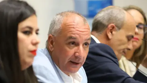 Luis Campos, portavoz parlamentario de Nueva Canarias-Bloque Canarista (NC-BC).