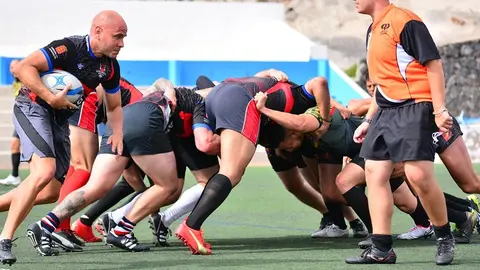 Jugador del Lanzarote Rugby Club.