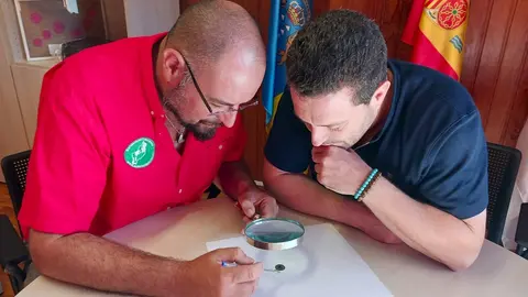 Óscar Noda e Ignacio Romero en sede de Alcaldía