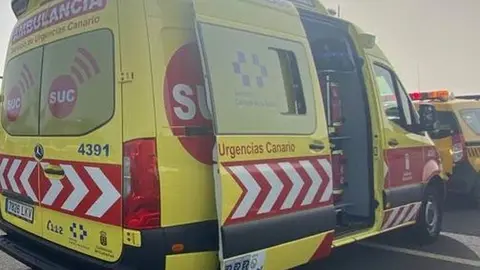 Imagen de una ambulancia del SUC.