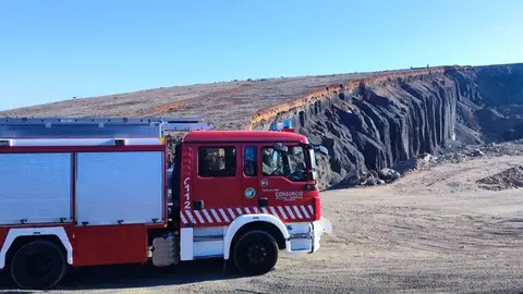 Imagen del lugar desde el que se precipitó el herido
