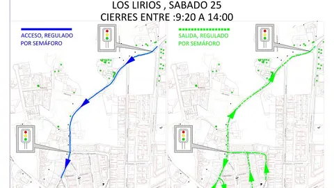 Rallye Orvecamen nov Los Lirios tramo regulado por semáforo 2023